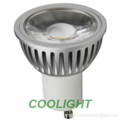 GU10 COB Dimming 6w 500lm led spot bulb